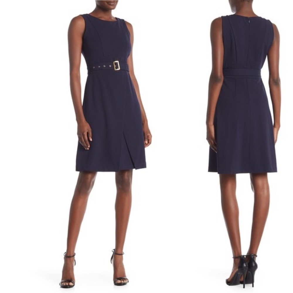 NWT NANETTE nanette lepore Belted Sleeveless Dress - Picture 8 of 8